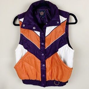 Anna Sui ~ Target Puffer Color Block Vest Size Med